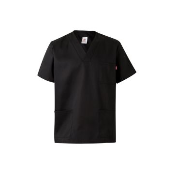 VL ILLAPA. Twill tunic (190g/m²) with short sleeves, in polyester (65%) and cotton (35%)