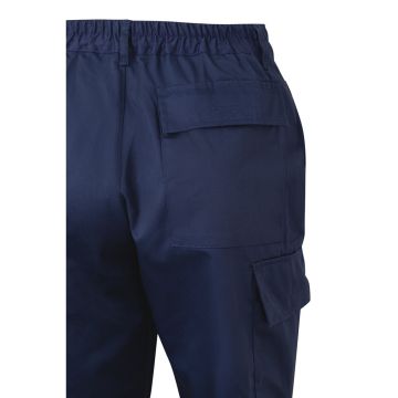 VL ARTEMIS. Two-tone trousers, in twill (190g/m²), cotton (20%) and polyester (80%)
