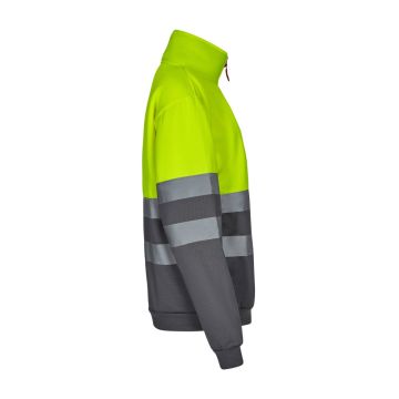 VL THOR LARGE. Two-tone sweatshirt (300g/m²) in polyester fleece (100%)