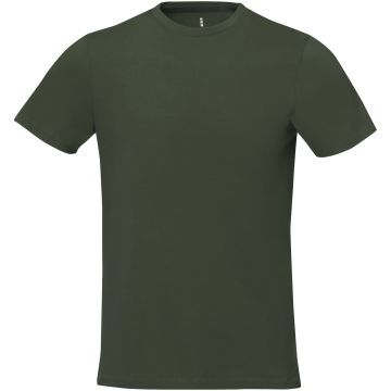 Nanaimo short sleeve mens tshirt Army green - 1 Bounce Creative Designs