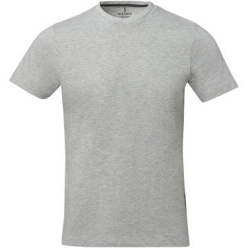 Nanaimo short sleeve mens tshirt Grey melange - 1 Bounce Creative Designs