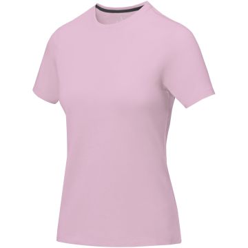 Nanaimo short sleeve womens tshirt Light pink - 1 Bounce Creative Designs
