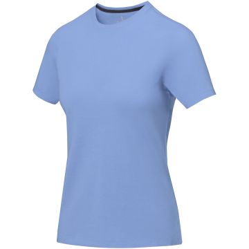 Nanaimo short sleeve womens tshirt Light blue - 1 Bounce Creative Designs