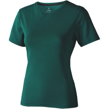 Nanaimo short sleeve womens tshirt Forest green - 1 Bounce Creative Designs