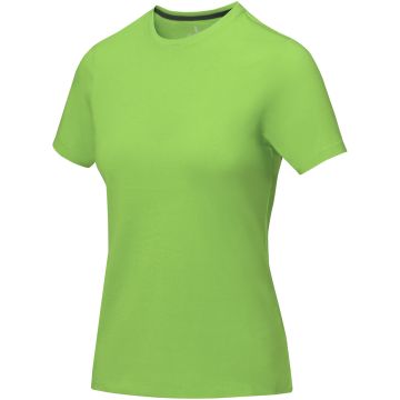 Nanaimo short sleeve womens tshirt Apple green - 1 Bounce Creative Designs