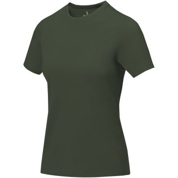 Nanaimo short sleeve womens tshirt Army green - 1 Bounce Creative Designs