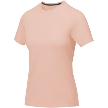 Nanaimo short sleeve womens tshirt Pale blush pink - 1 Bounce Creative Designs