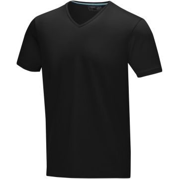 Mens Organic Cotton T Shirt V Neck GOTS Kawartha  - 1 Bounce Creative Designs