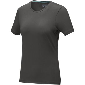Balfour short sleeve womens GOTS organic tshirt Storm grey - 1 Bounce Creative Designs