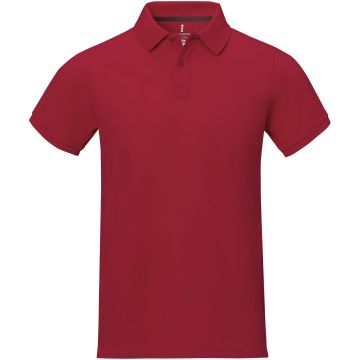 Calgary short sleeve mens polo Red - 1 Bounce Creative Designs