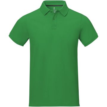 Calgary short sleeve mens polo Fern green - 1 Bounce Creative Designs