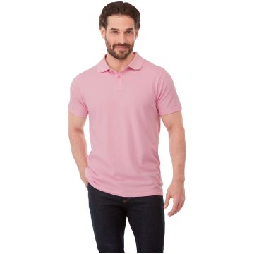 Helios short sleeve mens polo Apple green - 1 Bounce Creative Designs