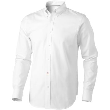 Vaillant long sleeve mens oxford shirt White - 1 Bounce Creative Designs