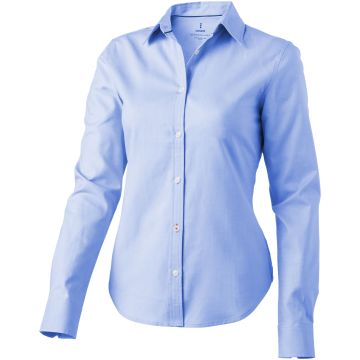 Vaillant long sleeve womens oxford shirt Light blue - 1 Bounce Creative Designs