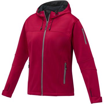 Match womens softshell jacket Red - 1 Bounce Creative Designs