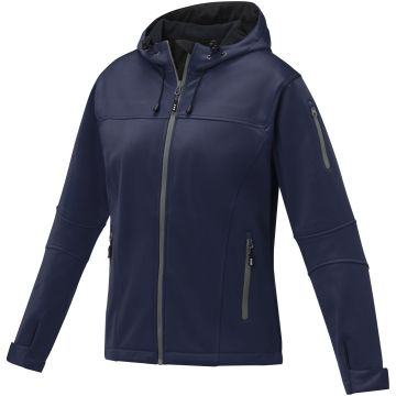 Match womens softshell jacket Navy - 1 Bounce Creative Designs