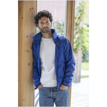 Dinlas mens lightweight jacket Storm grey - 1 Bounce Creative Designs