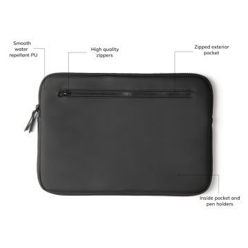 Custom VINGA Baltimore laptopcase 15-17" Black 