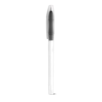LUCY. PP ball pen with coloured nose cone