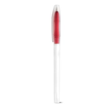 LUCY. PP ball pen with coloured nose cone
