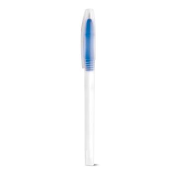 LUCY. PP ball pen with coloured nose cone