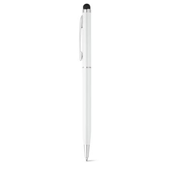 ZOE. Aluminium ball pen with twist mechanism and touch tip