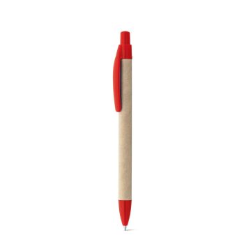 REMI. Kraft paper ball pen with clip