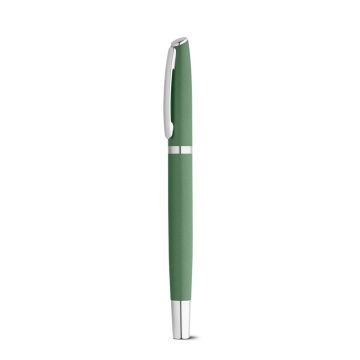 RE-LANDO-SET. Roller and ball pen set with recycled aluminium (100% rAL) body