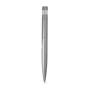 ALEXA. Ballpoint pen with stainless steel body (53% rSS) and clip