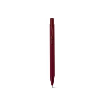 CLINT. Recycled aluminium (100% rAL) ballpoint pen with rubber finish