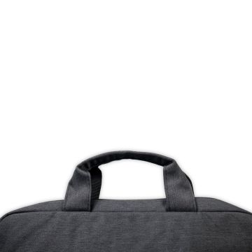 GENOA. Padded laptop bag in 600D high-density recycled polyester 15"
