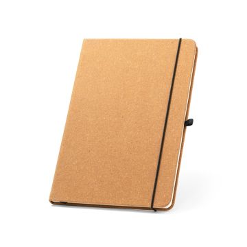 MATISSE A5 Notepad in Recycled Leather with 192 Lined Sustainable Ivory Pages