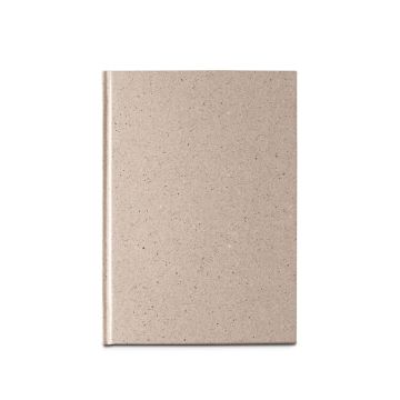 Branded A5 notebook made from waste tea leafs