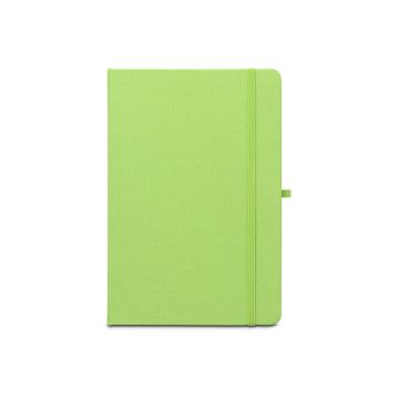 ANNE. A5 notebook in recycled polyester (100% rPET) with lined pages