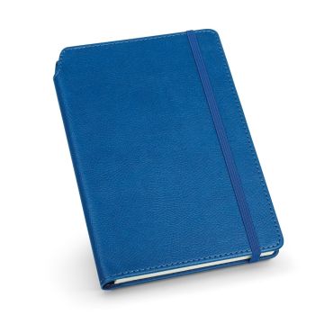 MORIAH. A5 notebook in PU with lined sheets, made from FSC™ certified material and other controlled materials