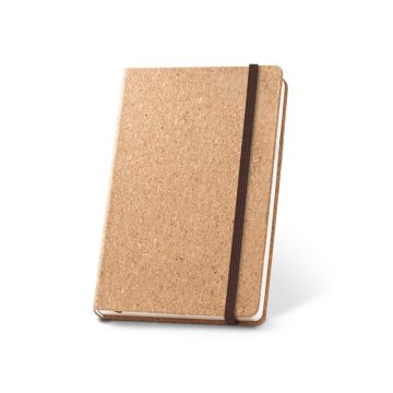 HAWKINS A5. A5 cork notebook with plain pages in FSC™ certified material and other controlled materials