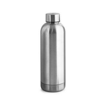 ODIN METTALIC. Bottle in 90% recycled stainless steel 550 mL