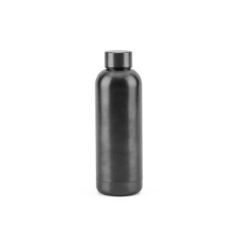 ODIN METTALIC. Bottle in 90% recycled stainless steel 550 mL