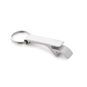 RE-BAITT. Recycled aluminium (100% rAL) keyring with capsule opener