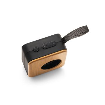 MAYER. Recycled ABS and bamboo portable speaker
