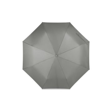 RIVER. Telescopic umbrella in 190T recycled polyester (100% rPET) pongee with automatic opening and closing