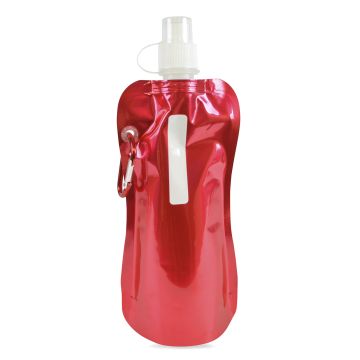 Fold Up 400ml Metallic Bottle