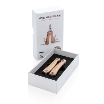 Wood Mini Multi Pocket Tool  Brown - 1 Bounce Creative Designs