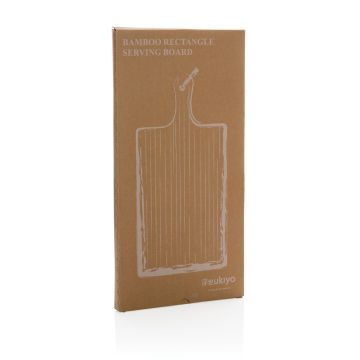 Ukiyo Bamboo Rectangle Serving Board Brown - 1 Bounce Creative Designs