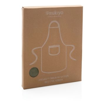 Ukiyo Aware 280gr rcotton deluxe apron Green - 1 Bounce Creative Designs