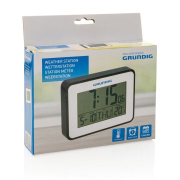Grundig weatherstation alarm and calendar White - 1 Bounce Creative Designs