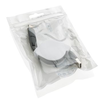3in1 retractable cable White - 1 Bounce Creative Designs