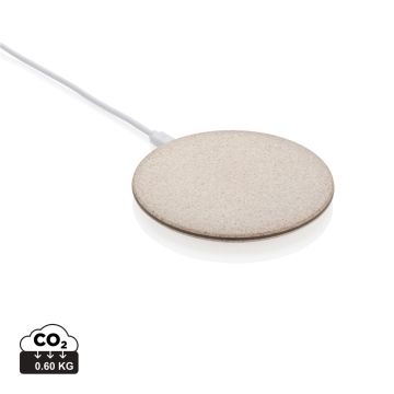 Wheat Straw Wireless Charger 5W  Brown - 1 Bounce Creative Designs
