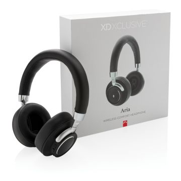Aria Wireless Comfort Headphones Black - 1 Bounce Creative Designs
