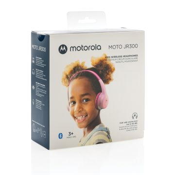 Motorola JR 300 kids wireless safety headphone Pink - 1 Bounce Creative Designs